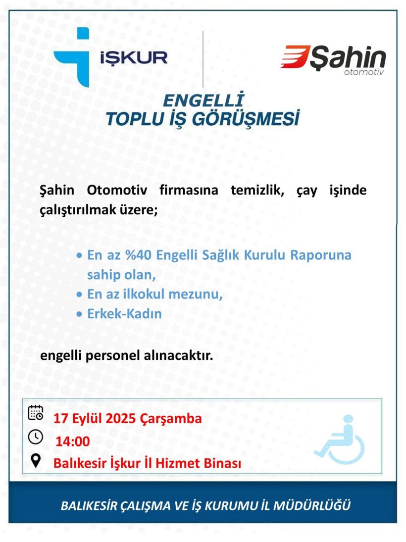 İşsizliğe Son Demek İsteyenler İçin Tarih Verildi: Balıkesir’de Yeni Fırsat! - 5. resim