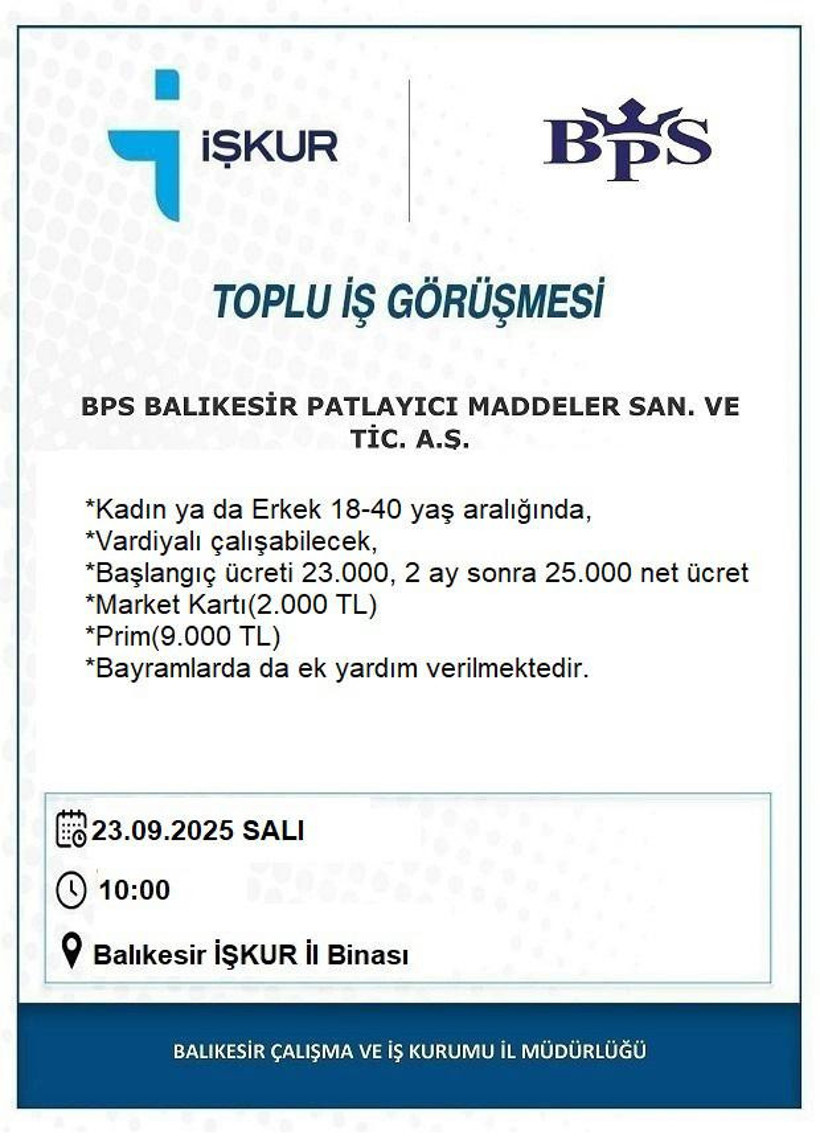 Balıkesir’de İş Fırsatları Genişliyor: Kimler Başvurabilir? - 10. resim