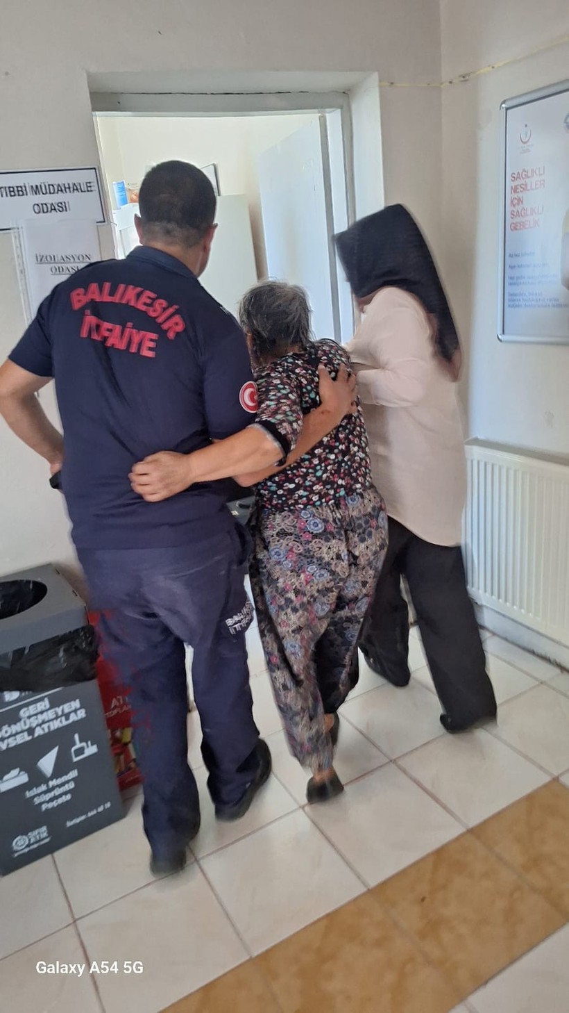  Balya Danışment’te Arazi Yangını Söndürüldü