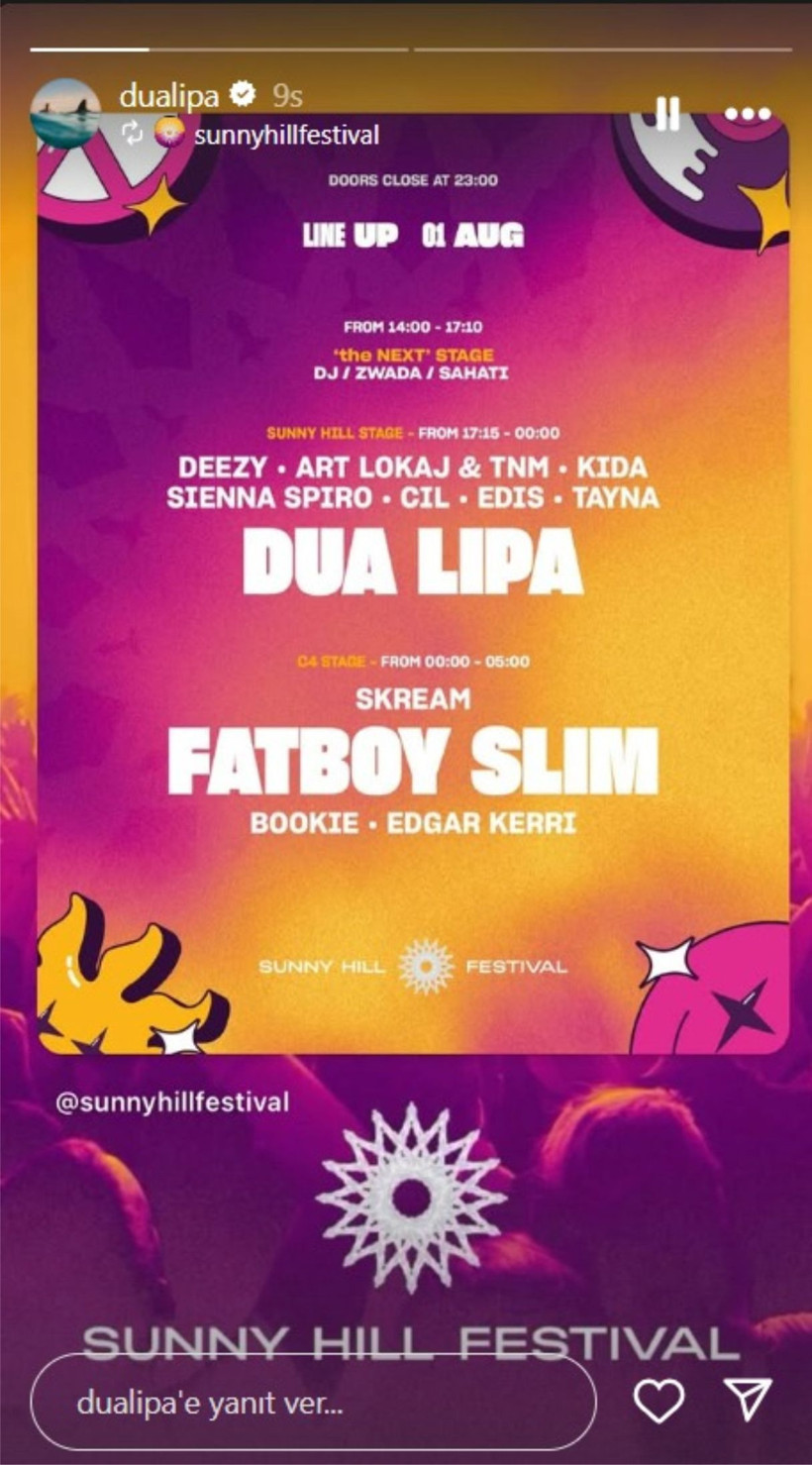 Dua Lipa ile Edis Sahne Arkasında Ne Konuştular? - Resim: 4