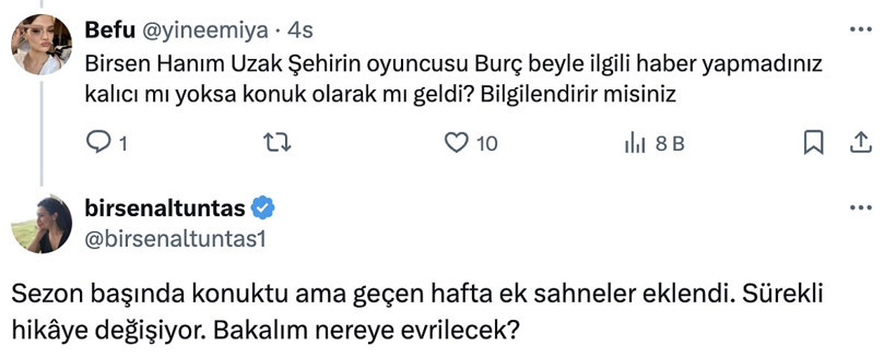 Uzak Şehir'de Boran'ın Dönüşü Kalıcı Mı?