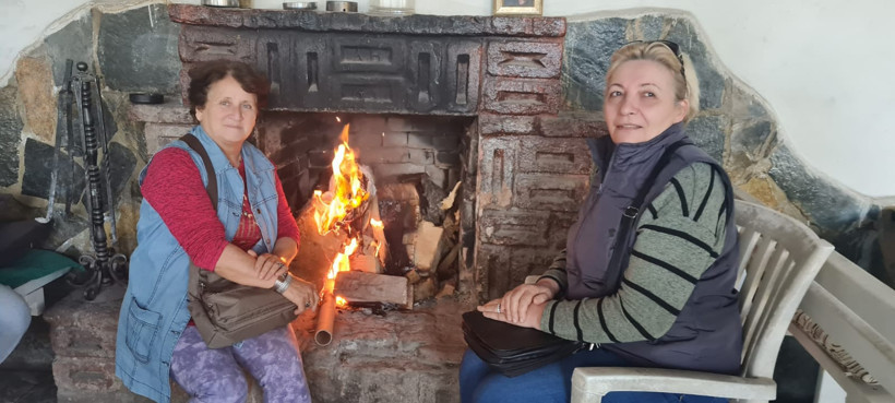 Kazdağları’na Gidenler Şömine Başında Isındı - 3. resim