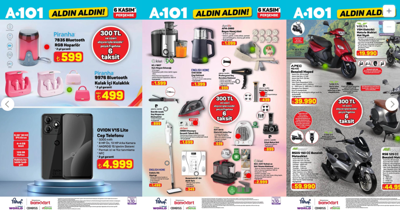 A101 6 Kasım Aktüel Kataloğu Yayınlandı! Dev İndirim Başlıyor - Resim: 4