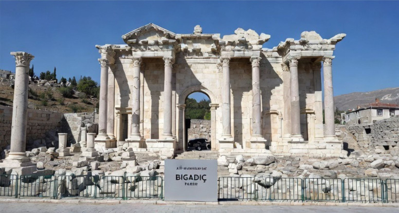 Bigadiçte arkeolojik bulgu