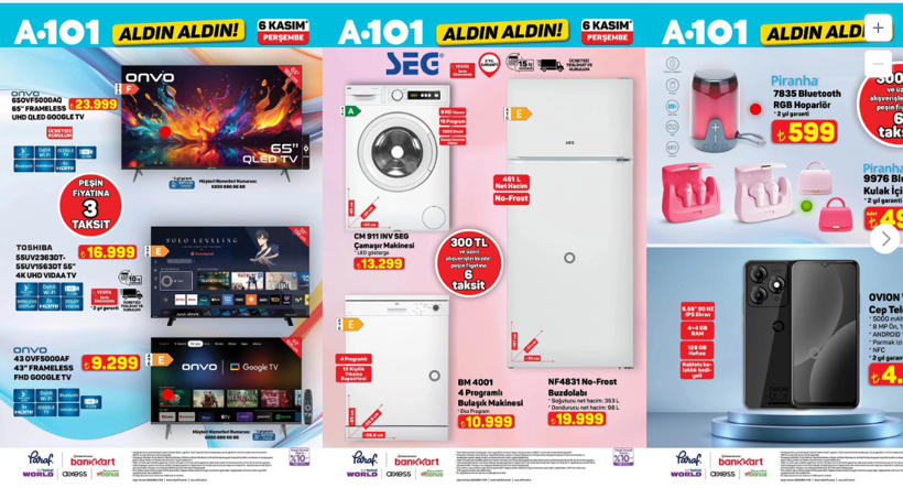 A101 6 Kasım Aktüel Kataloğu Yayınlandı! Dev İndirim Başlıyor - Resim: 1