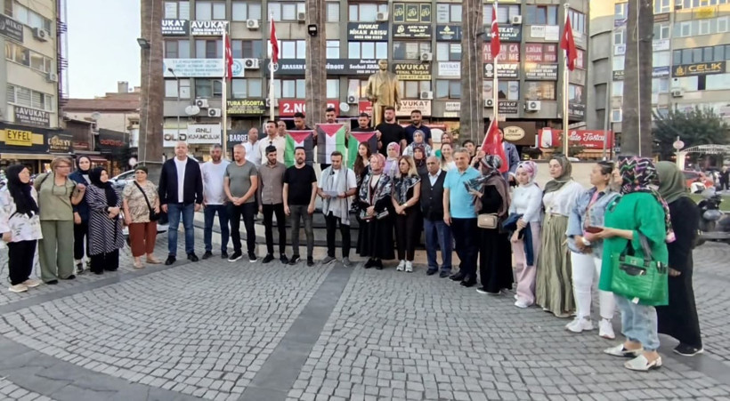 Edremit AK Parti'den Filistin’e Destek