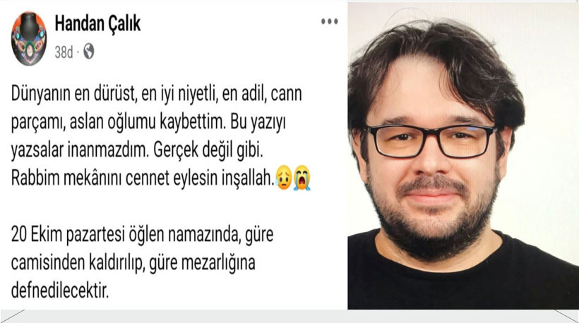 göktuğ çalıkın annesi handan çelik paylaşımı