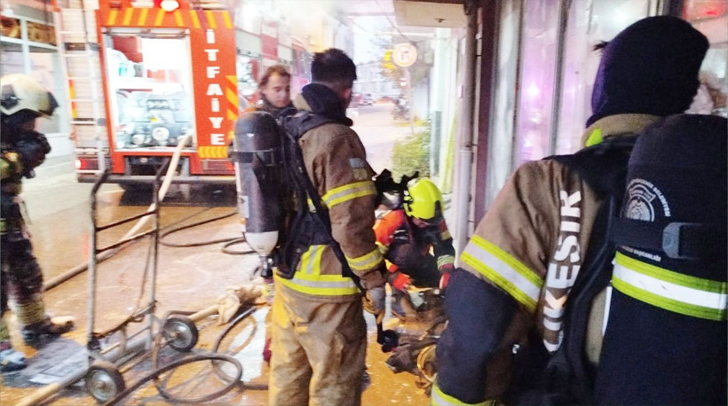 KARESİ İŞYERİ YANGINI