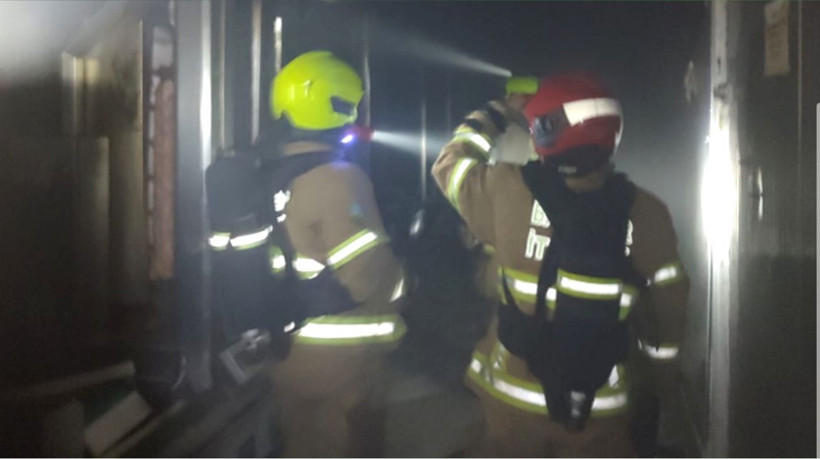 Susurluk'ta fabrika yangını