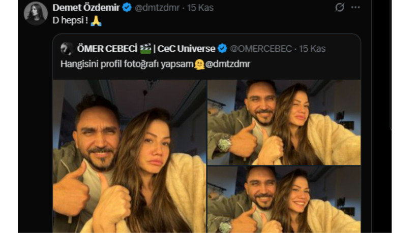 Özdemir’in Cebeci Paylaşımı Magazin Gündeminde