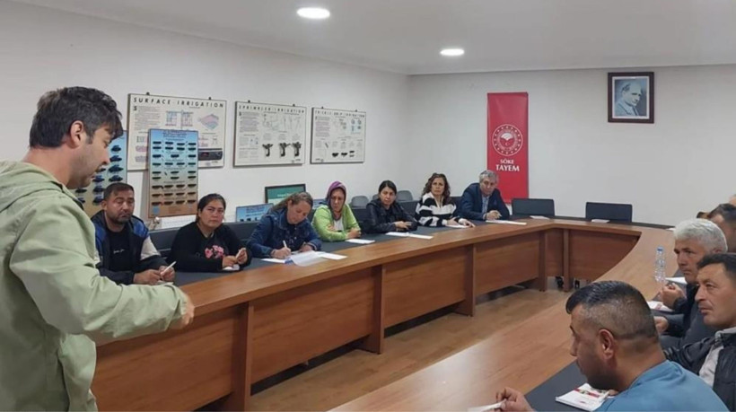 Edremit’te Çiftçilere Sulama ve İklim Eğitimi