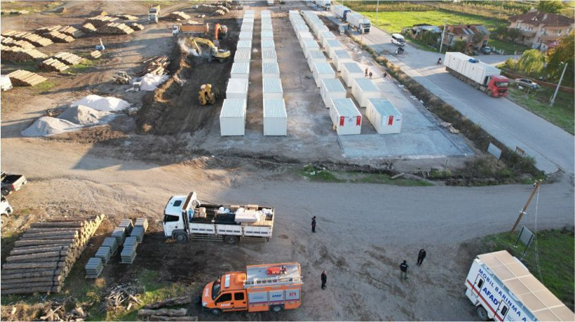 Sındırgı’da Depremzedelere Umut: Konteyner Kent Yükseliyor - Resim: 4