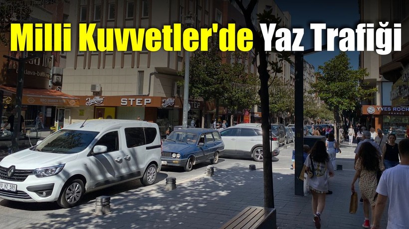 Milli Kuvvetler Caddesi’nde Trafik Yoğunluğu Artıyor