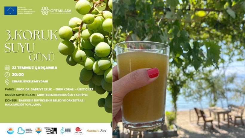 Koruk suyu geleneği Marmara’da üçüncü kez hayat buluyor