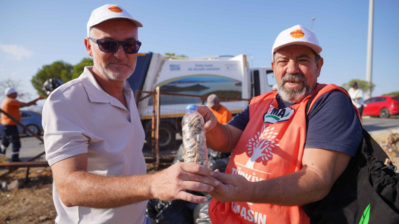 Denizin Dibinden Ne Çıktıysa Cunda Sahilinde Sergilendi!