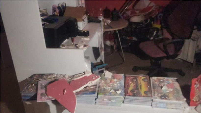 Gönen’de İş Yerinde Tüp Patladı: İşte O Anlar