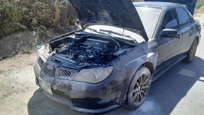 Gönen-Bandırma Yolu’nda Araç Yangını