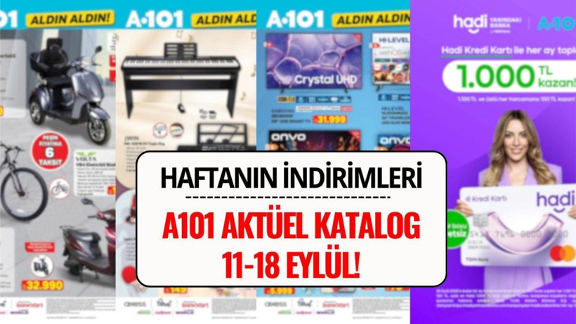 A101 18 Eylül 2025 Aktüel Ürünler Kataloğu