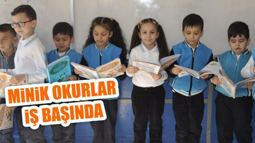 Minik Okurlar İş Başında