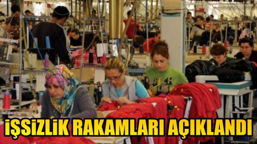 İşsizlik rakamları açıklandı
