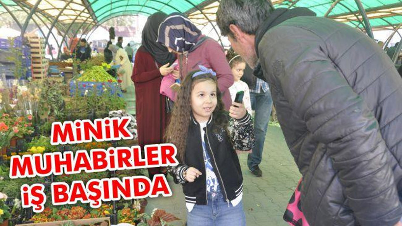 Minik Muhabirler İş Başında
