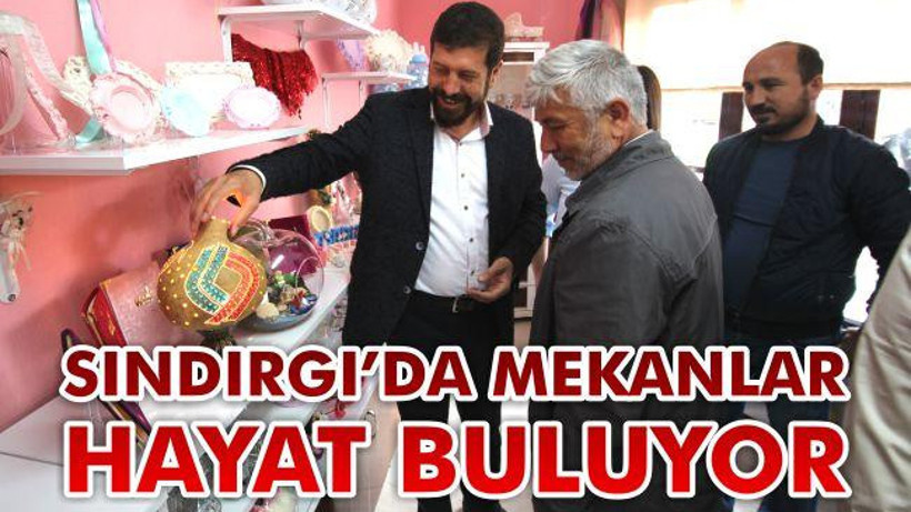 Sındırgı'da mekanlar hayat buluyor
