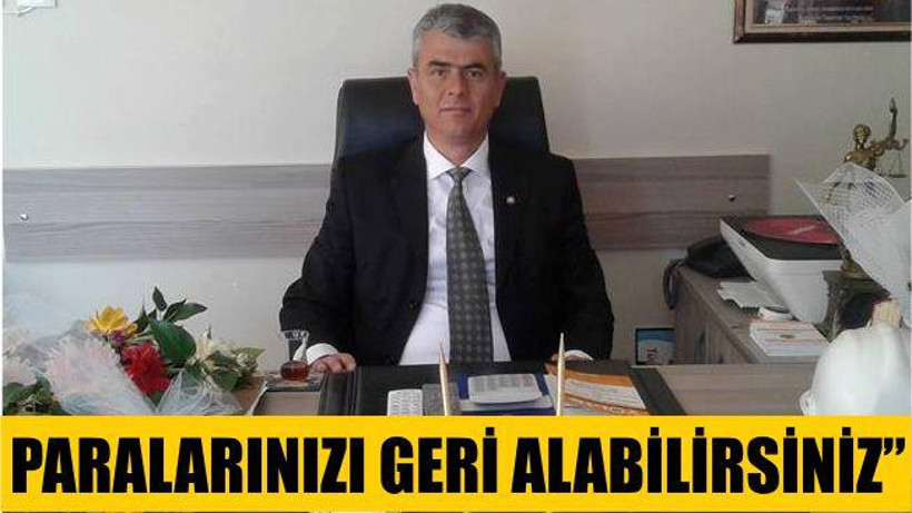 Paralarınızı geri alabilirsiniz”