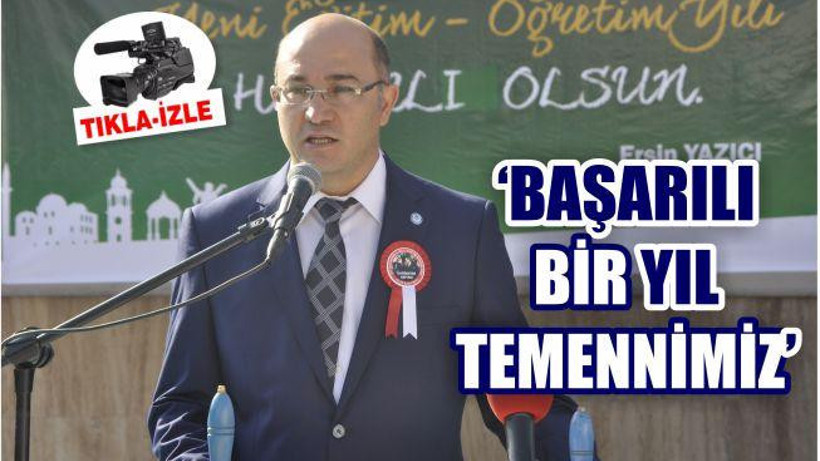 MÜDÜR GÜRGEN ‘BAŞARILI BİR YIL TEMENNİMİZ’