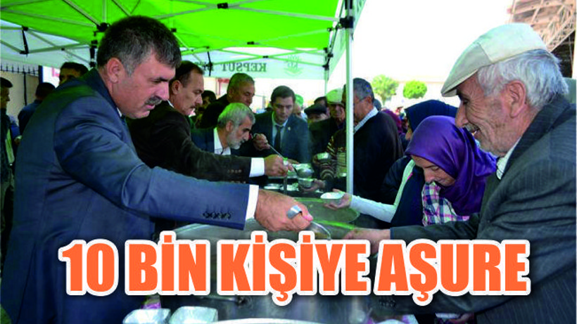 KEPSUT'TA 10 BİN KİŞİYE AŞURE