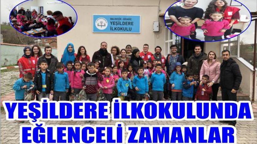 YEŞİLDERE İLKOKULUNDA EĞLENCELİ ZAMANLAR