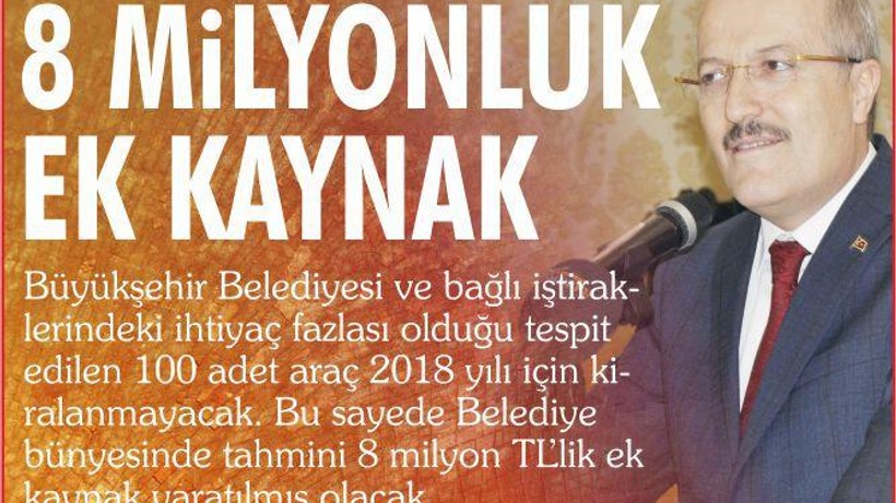8 MİLYONLUK EK KAYNAK