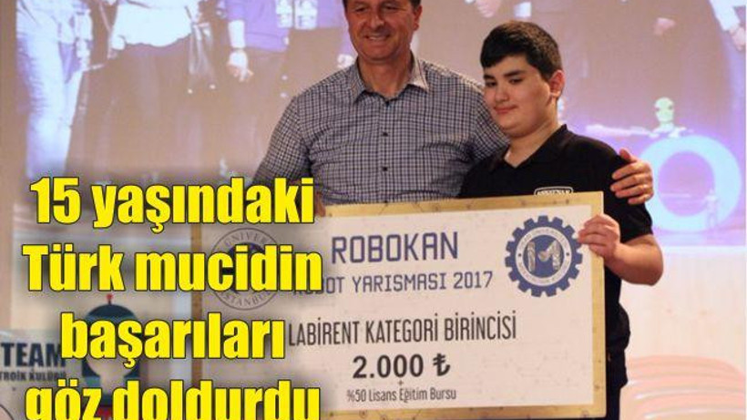 15 Yaşındaki Türk Mucidin Başarıları Göz Doldurdu