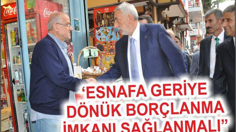 PALANDÖKEN, “ESNAFA SON KEZ GERİYE DÖNÜK BORÇLANMA İMKANI SAĞLANMALI”