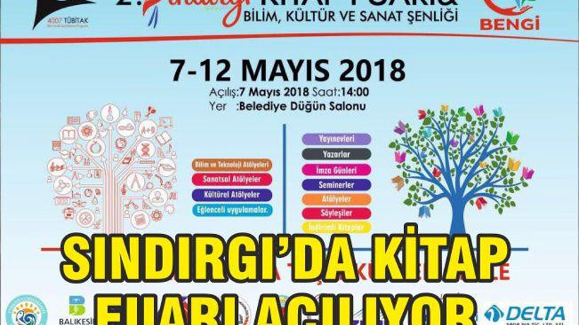 KİTAP FUARI SINDIRGI’DA AÇILIYOR