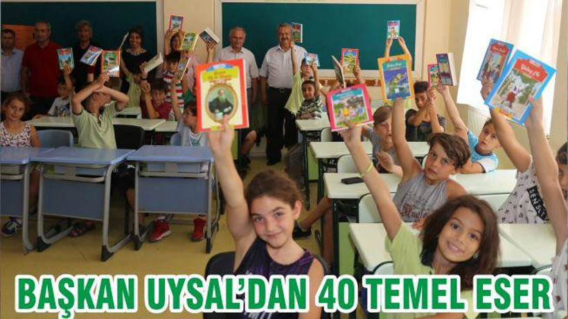 BAŞKAN UYSAL’DAN 40 TEMEL ESER