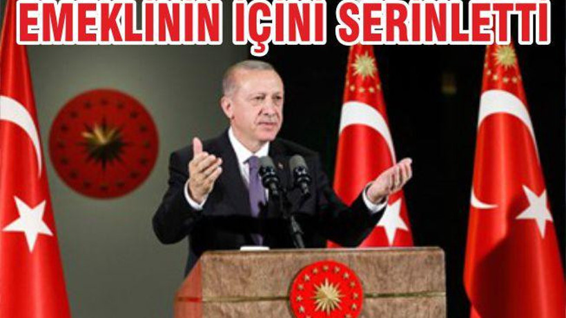 EMEKLİNİN İÇİNİ SERİNLETTİ