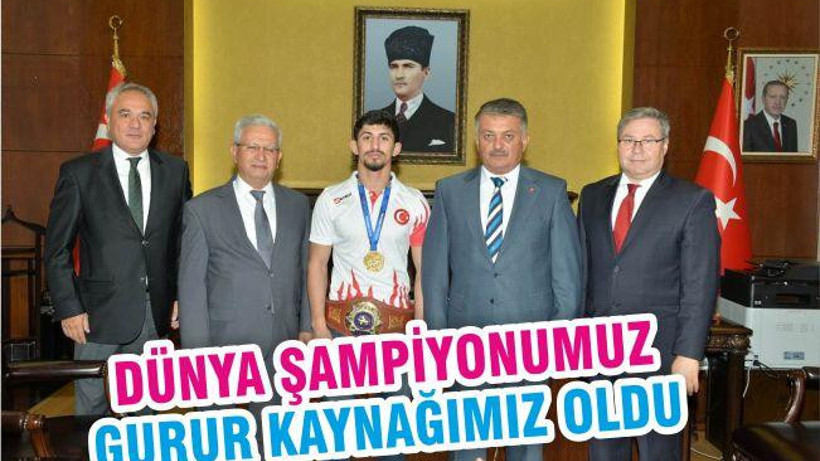 DÜNYA ŞAMPİYONUMUZ GURUR KAYNAĞIMIZ OLDU