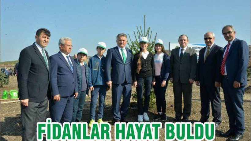FİDANLAR HAYAT BULDU