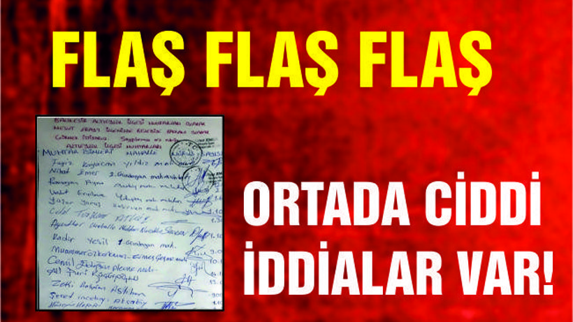 SEÇİMİME DOĞRU ORTAM GERGİN ORTADA CİDDİ İDDİALAR VAR