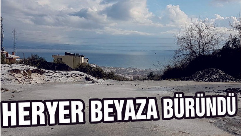 BEYAZA BÜRÜNDÜ