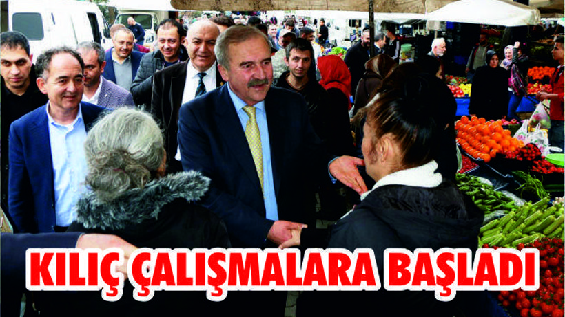 Kılıç çalışmalarını sürdürüyor