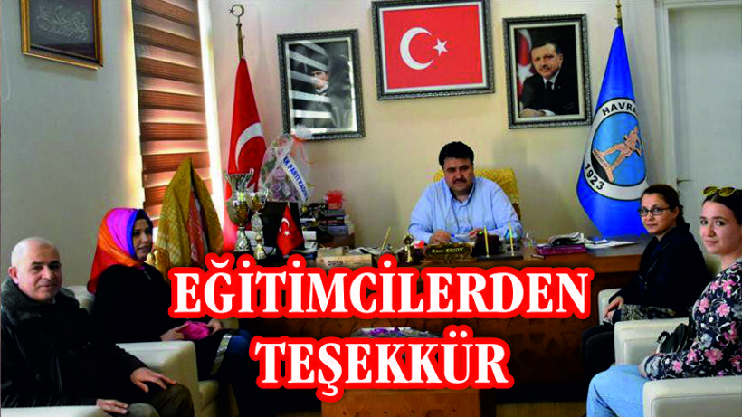 Eğitimcilerden Başkan Ersoy’a teşekkür