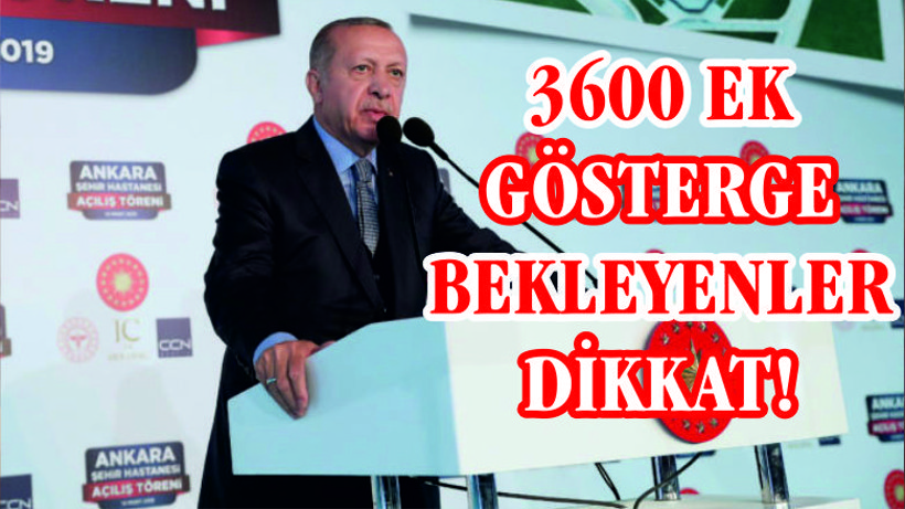 Erdoğan 3600 ek gösterge için konuştu