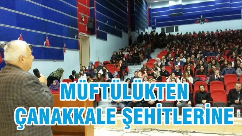 MÜFTÜLÜKTEN ÇANAKKALE ŞEHİTLERİNE