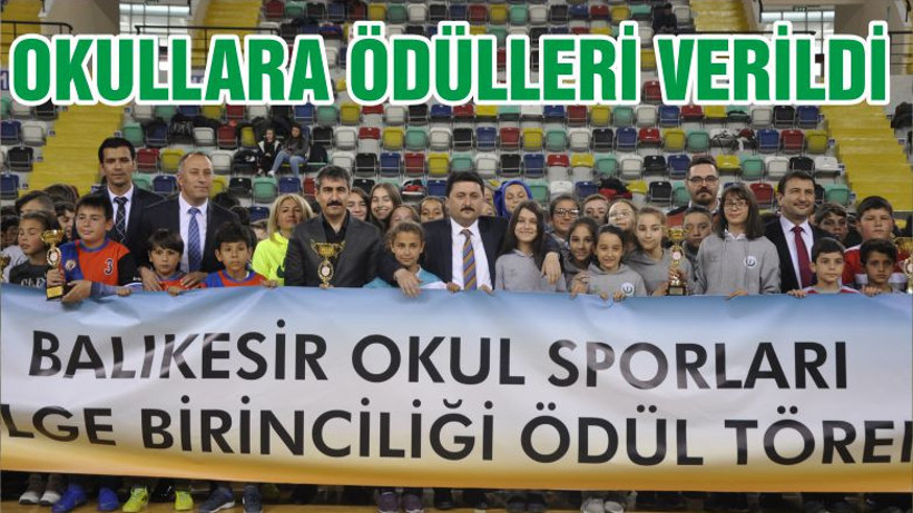 OKULLARA ÖDÜLLERİ VERİLDİ