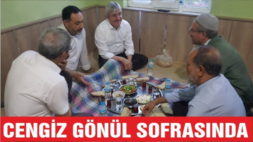 CENGİZ GÖNÜL SOFRASINDA