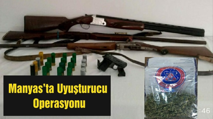 Manyas’ta Uyuşturucu Operasyonu