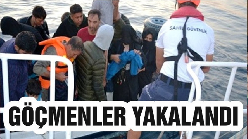GÖÇMENLER YAKALANDI