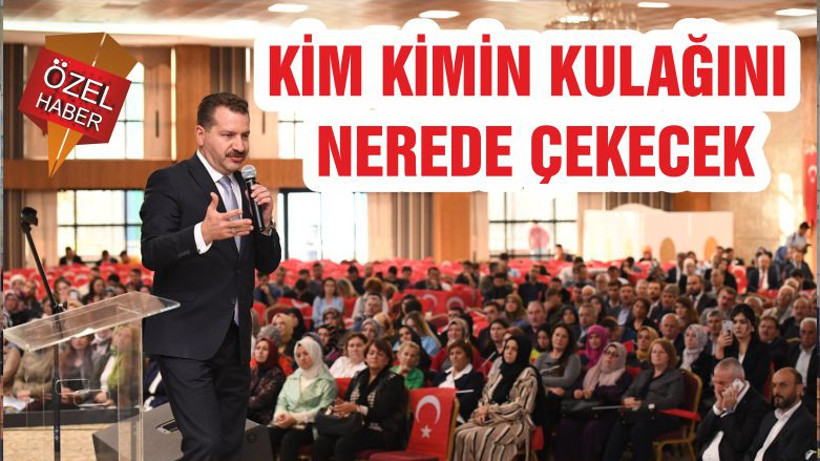 KİM KİMİN KULAĞINI NEREDE ÇEKECEK