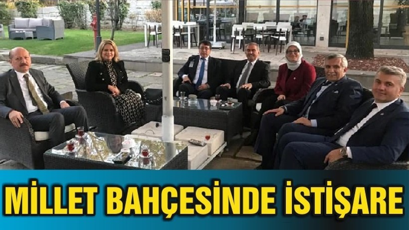 MİLLET BAHÇESİNDE İSTİŞARE